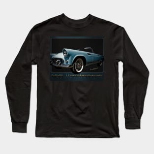 1956 Thunderbird Tribute Poster T-Bird Long Sleeve T-Shirt